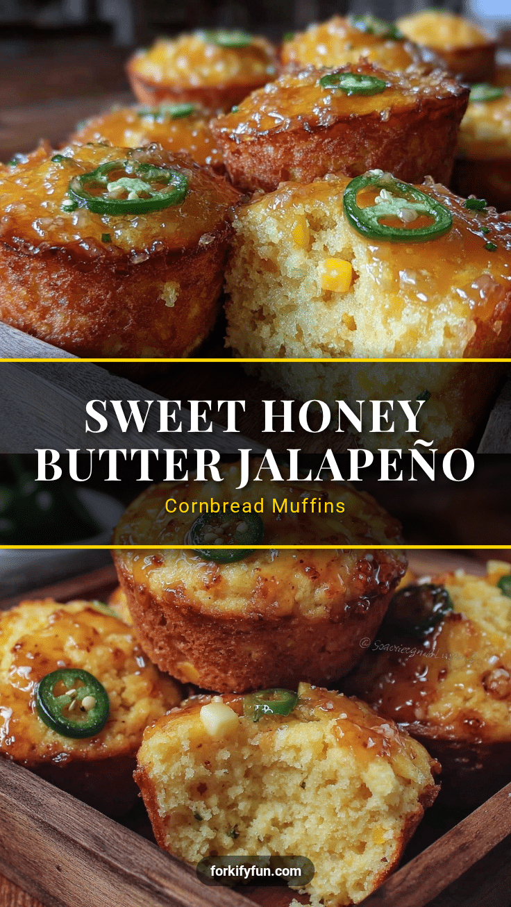 Fluffy Honey Butter Cornbread Muffins recipe