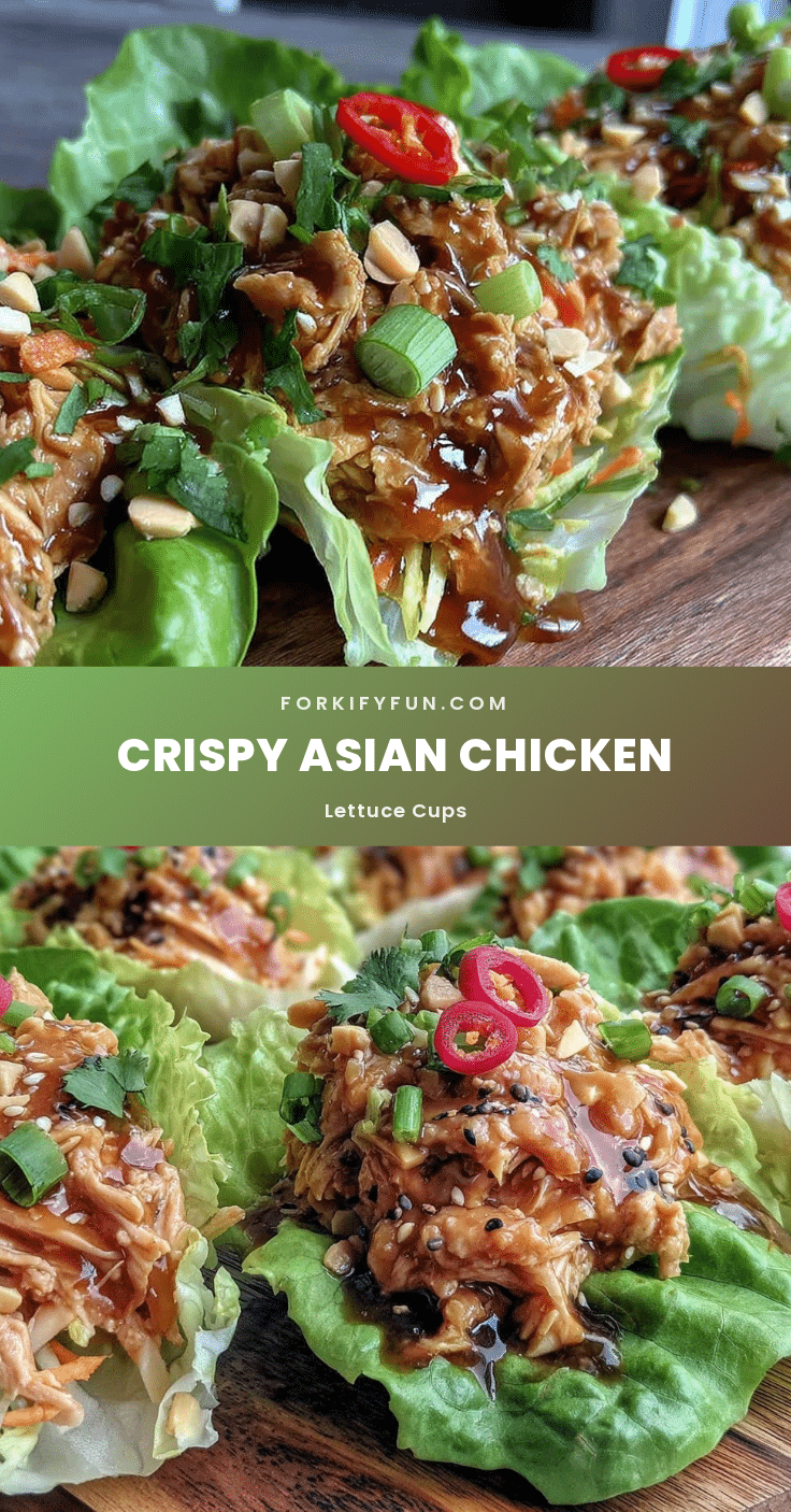 fresh asian chicken lettuce cups recipe