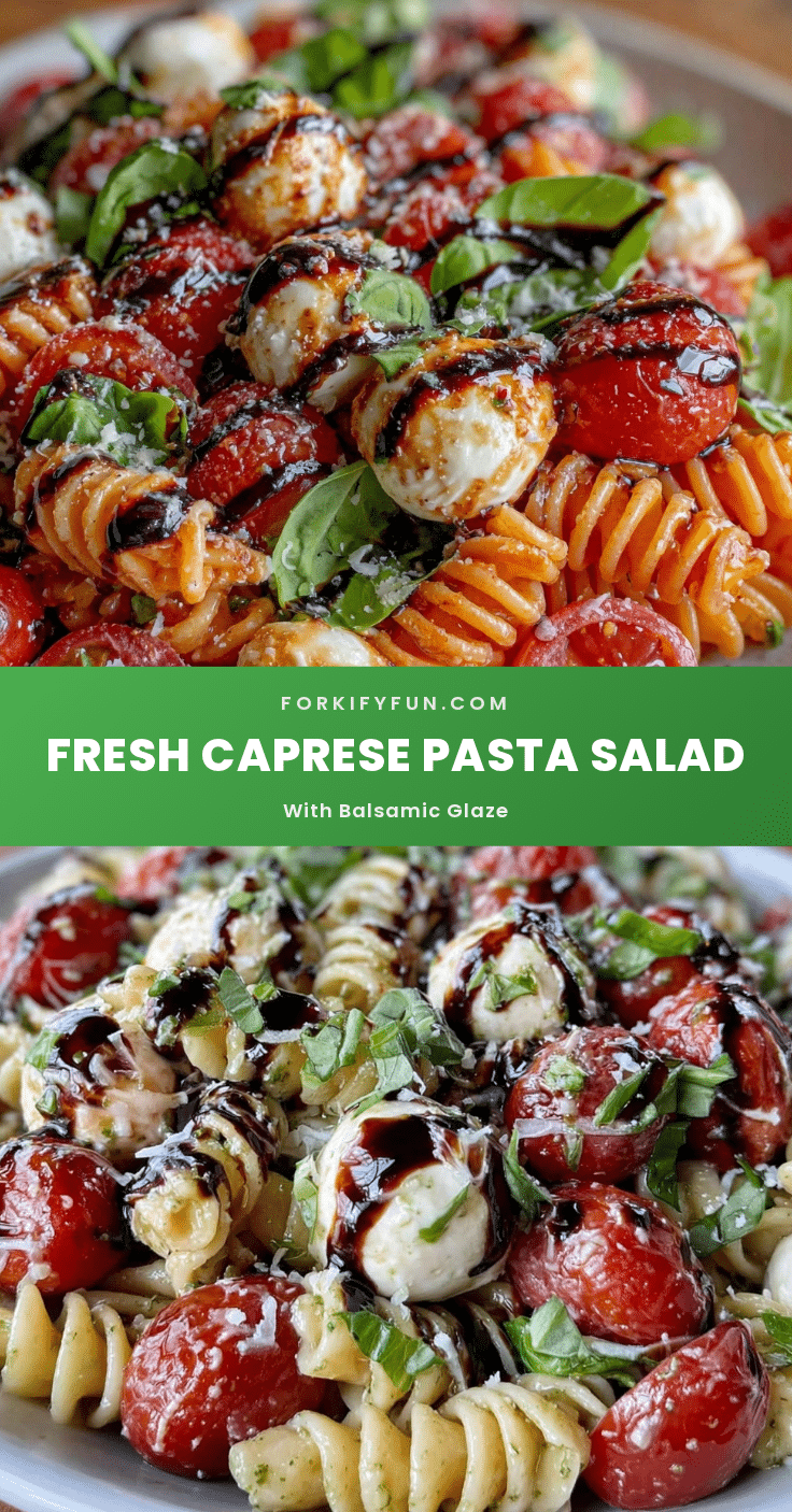 fresh caprese pasta salad recipe