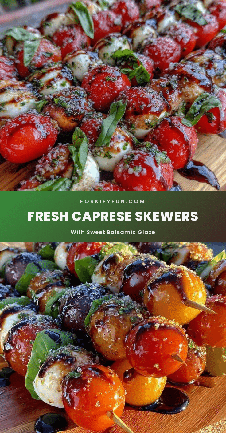 fresh caprese skewers recipe