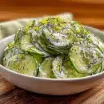 fresh cucumber dill salad - featured image