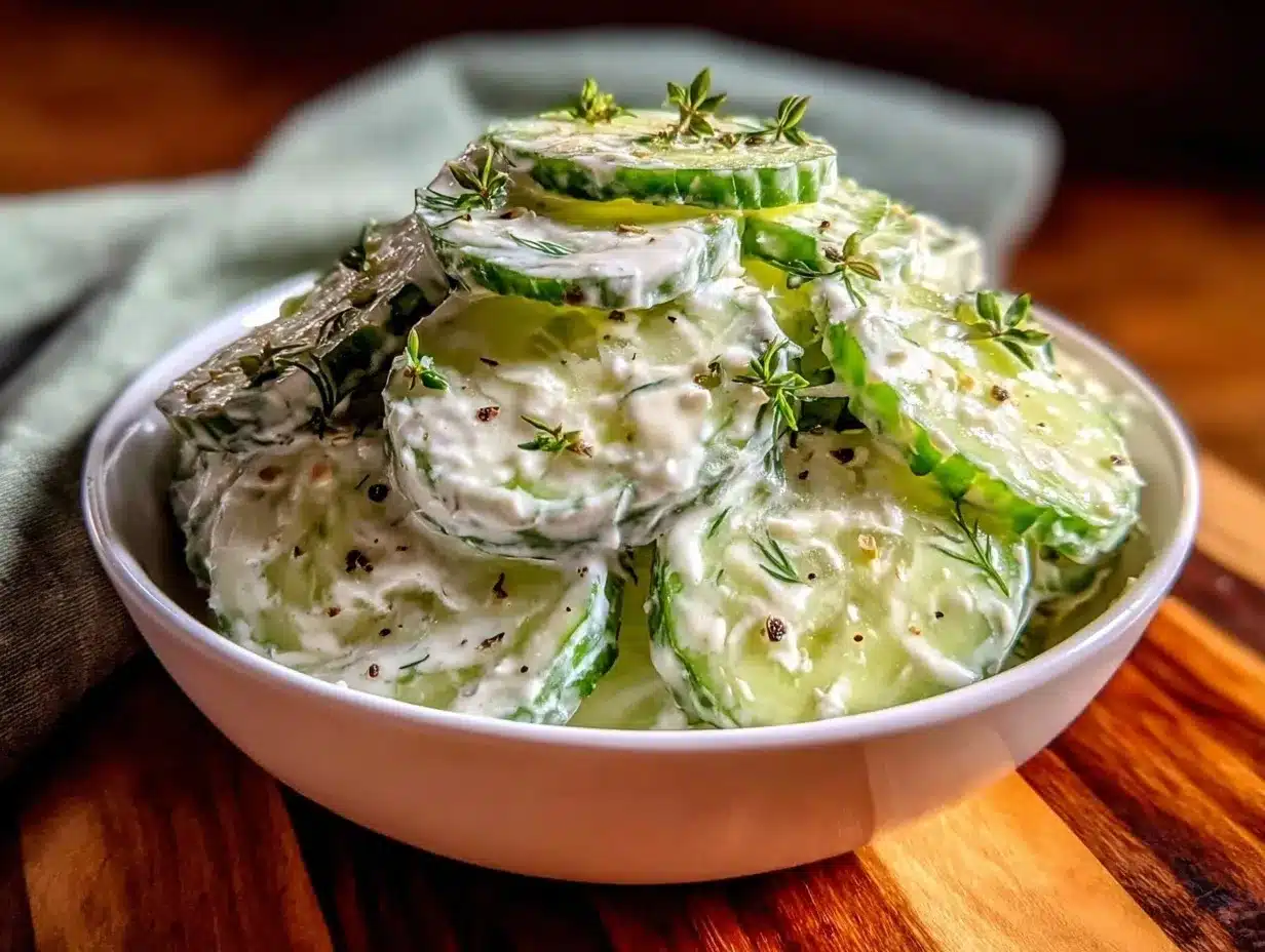 fresh cucumber dill salad preparation steps