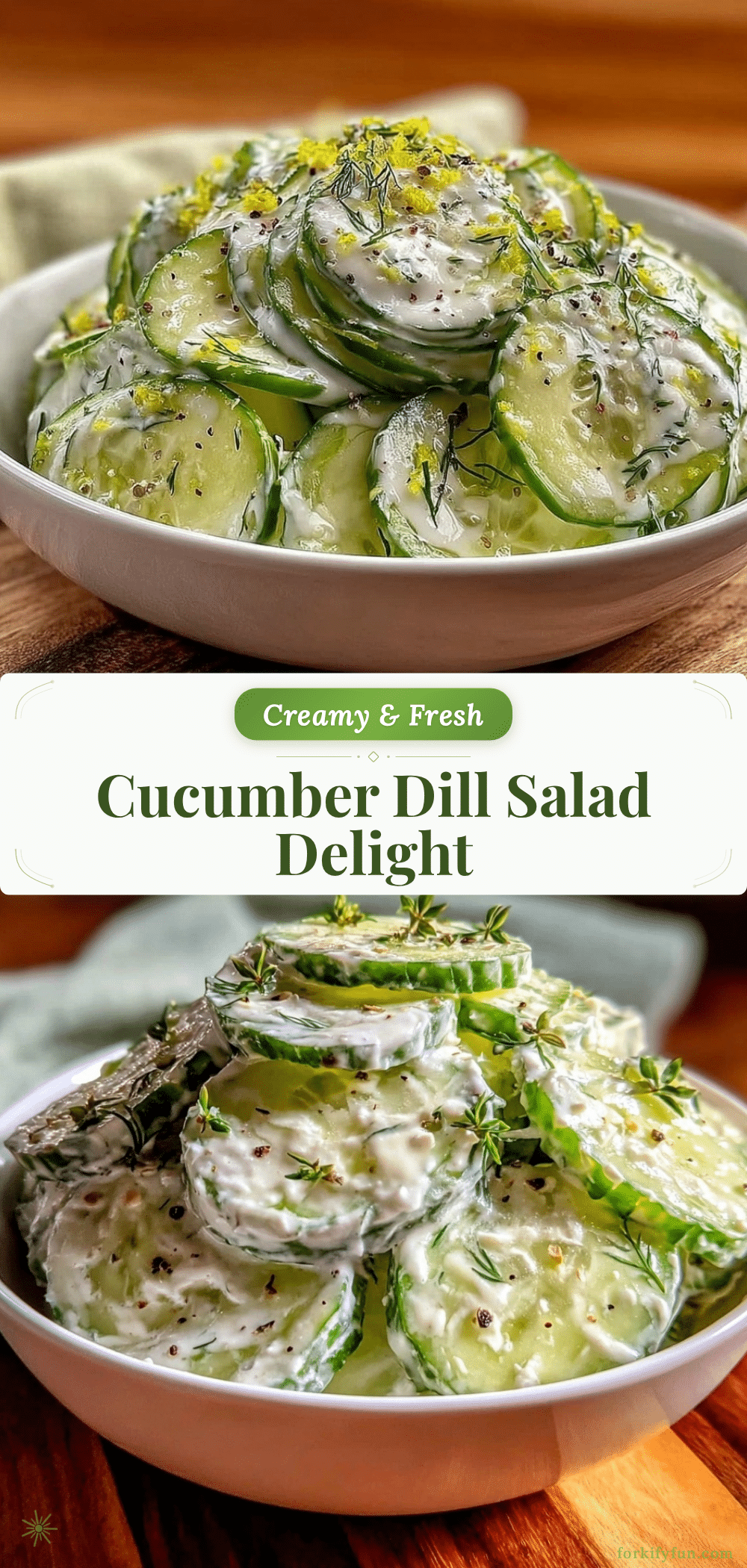 fresh cucumber dill salad recipe