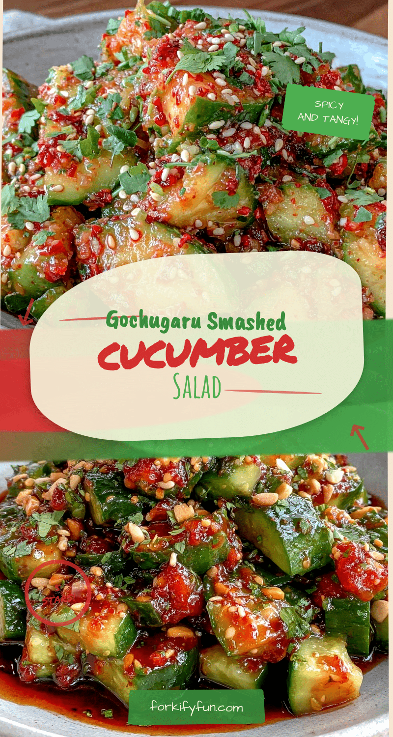 fresh gochugaru smashed cucumber salad recipe