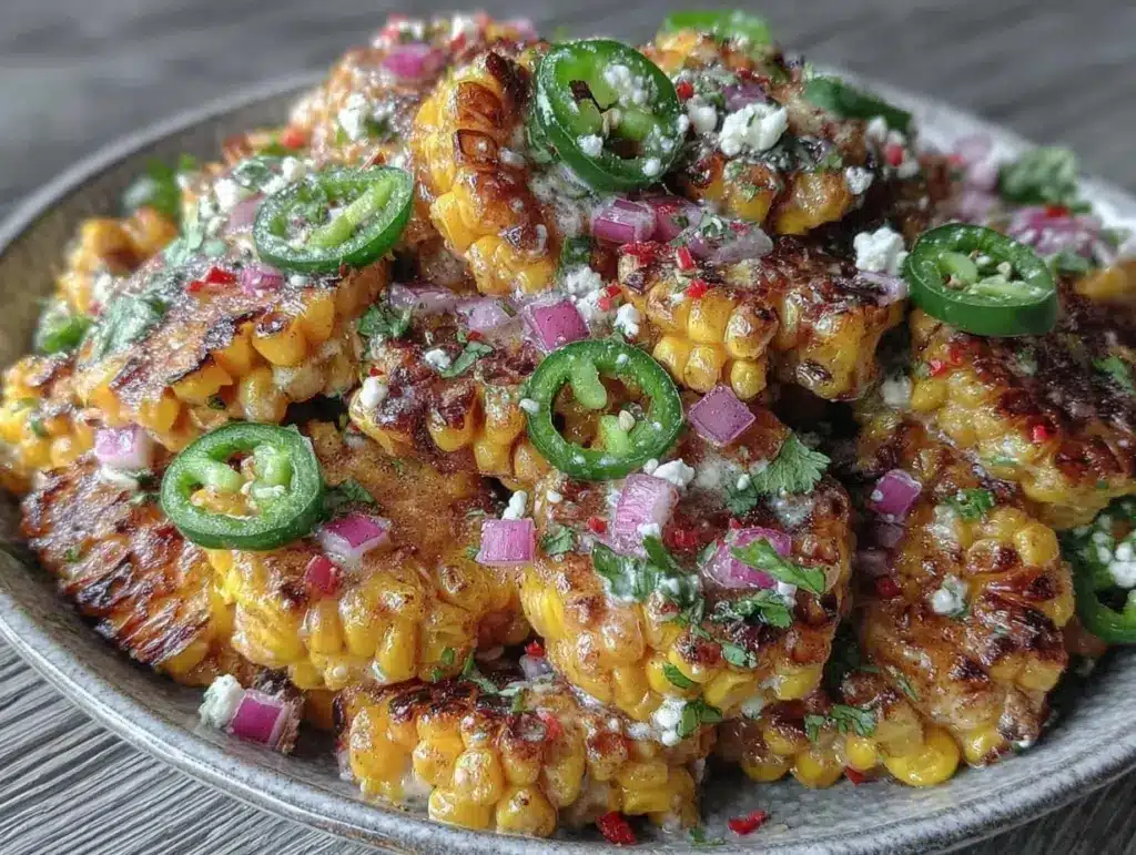 fresh grilled corn salad - featured image