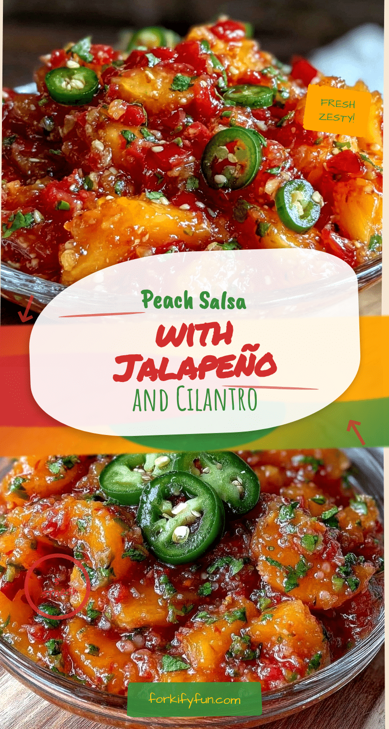 fresh healthy peach salsa recipe