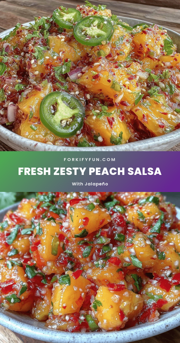 fresh healthy peach salsa recipe