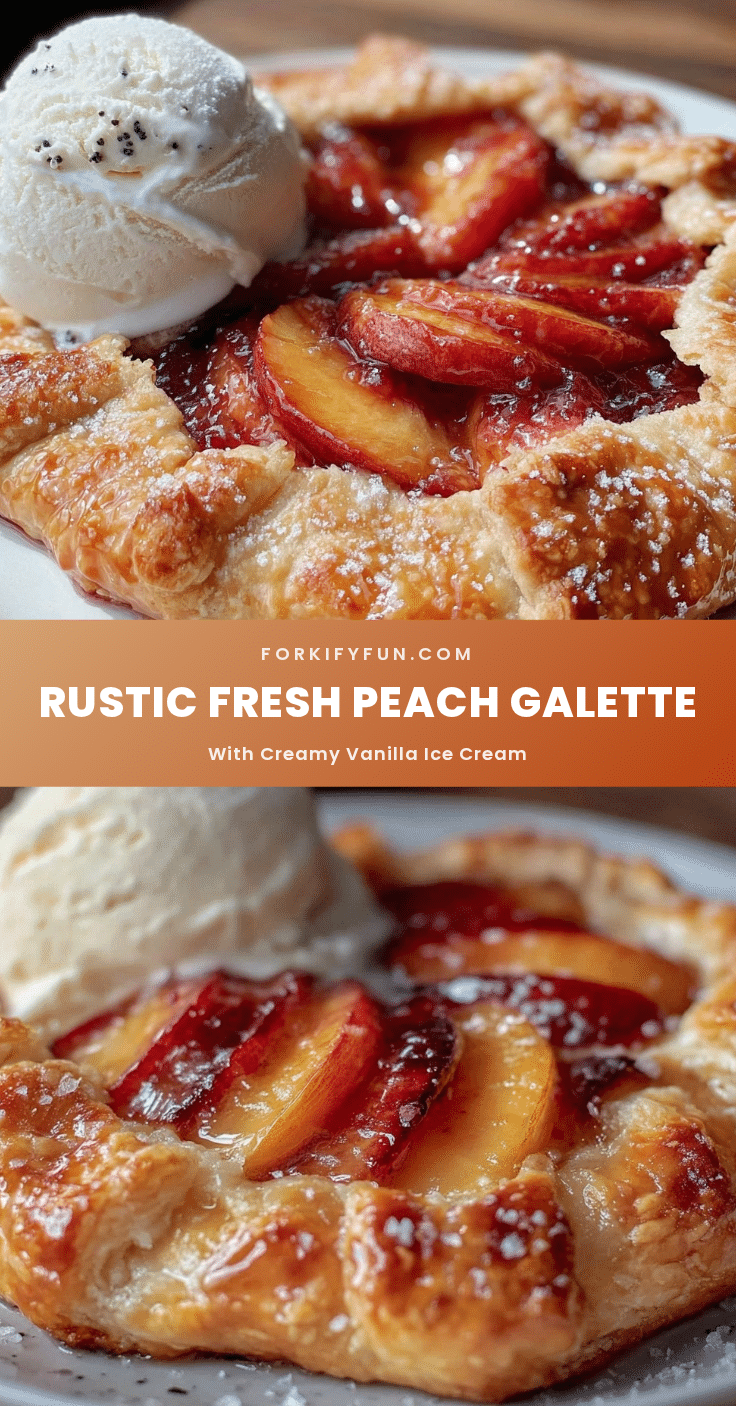 fresh peach galette recipe