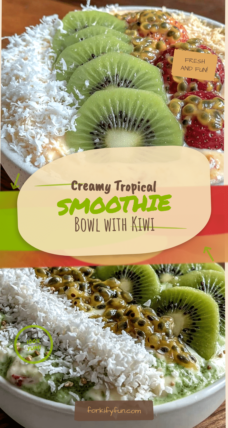fresh tropical smoothie bowl recipe