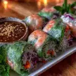 fresh vietnamese summer rolls - featured image