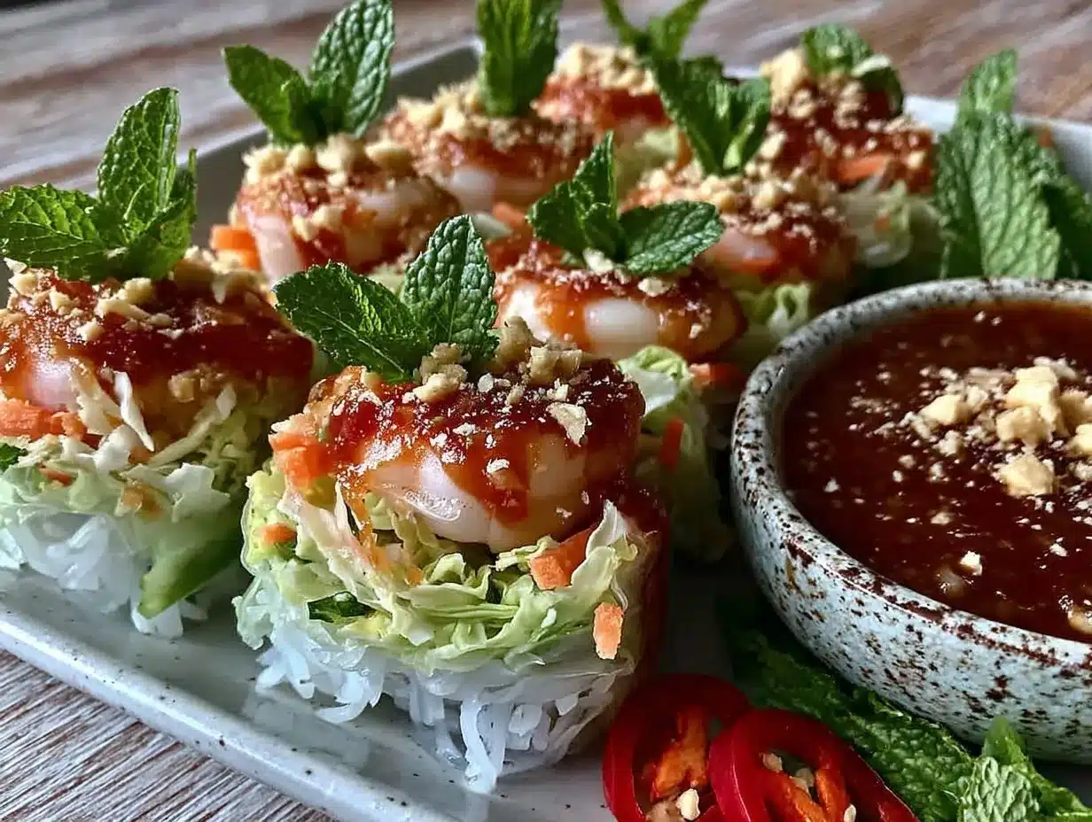 fresh vietnamese summer rolls preparation steps