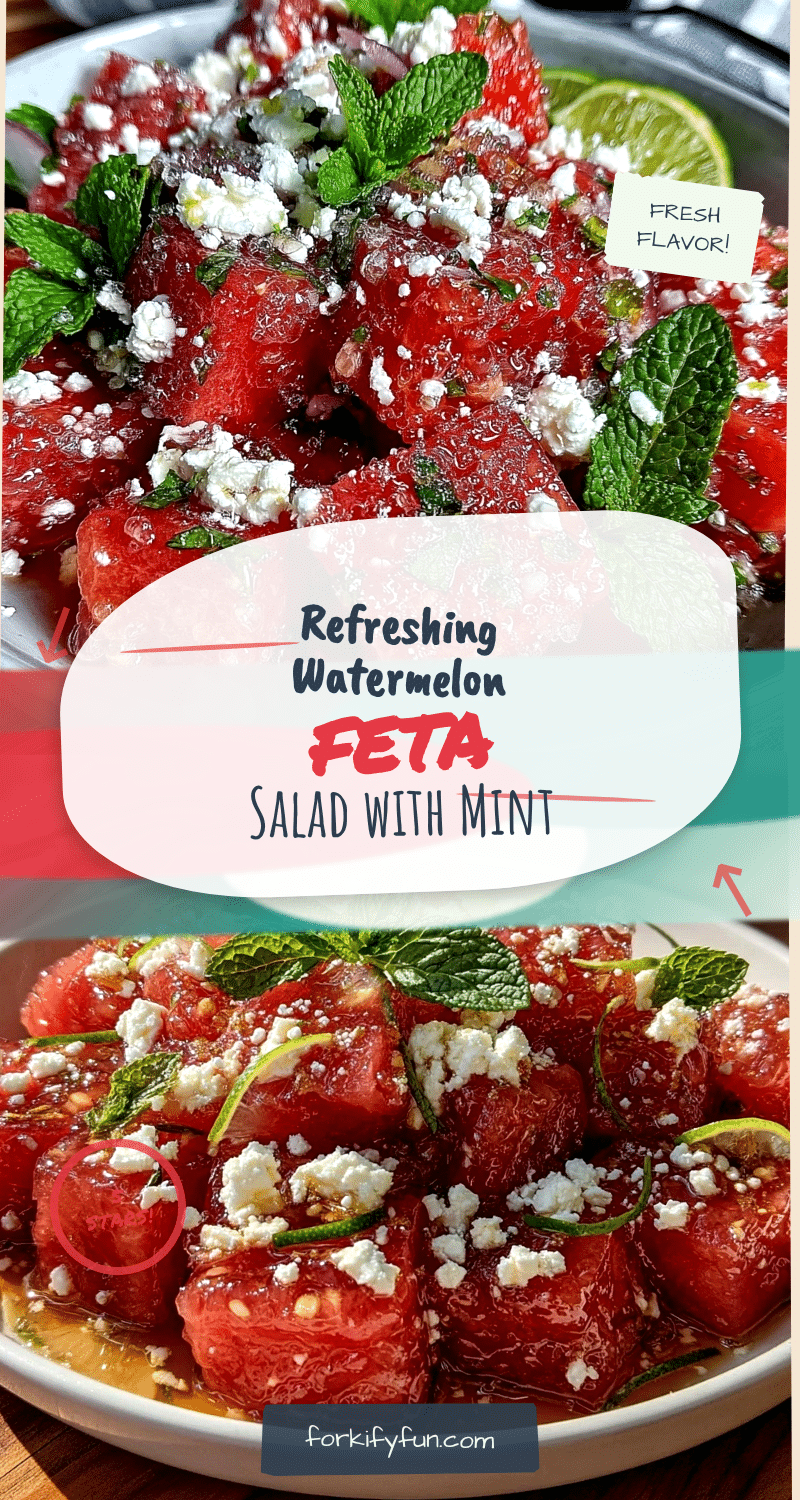 fresh watermelon feta salad recipe