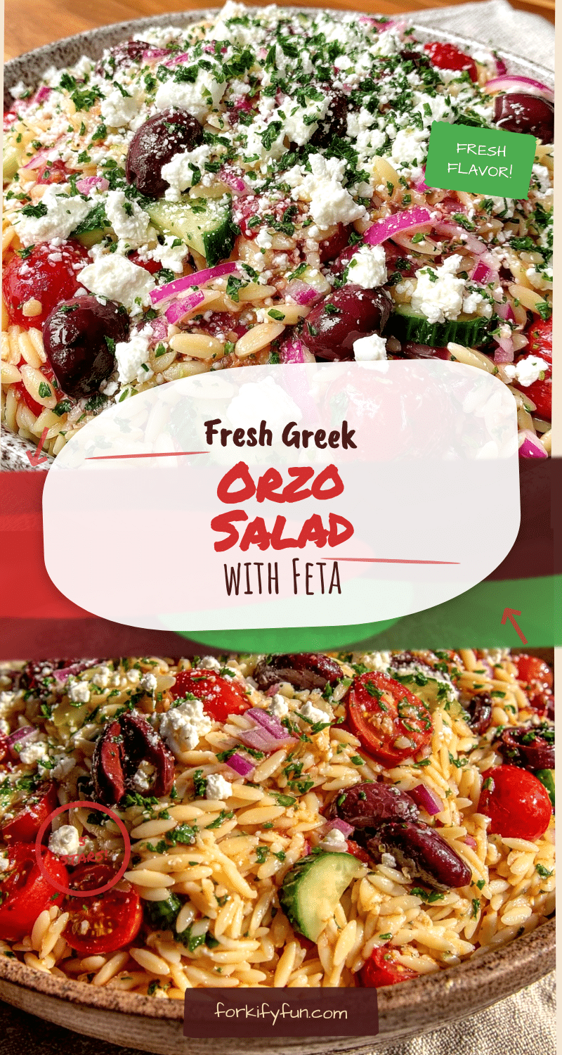 Greek Orzo Salad recipe