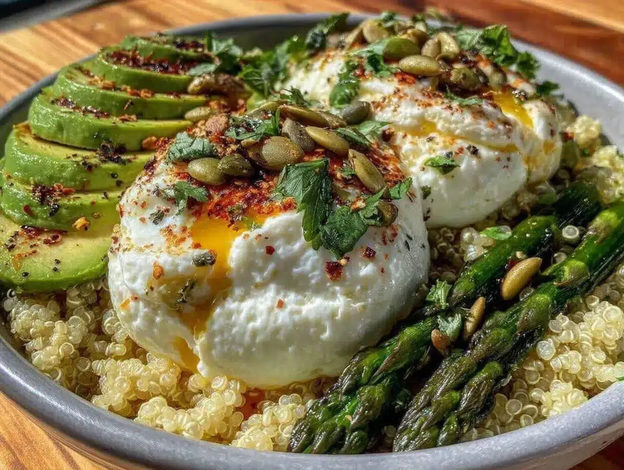 healthy high-protein breakfast bowl preparation steps
