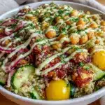 Mediterranean Chickpea Quinoa Bowl - featured image