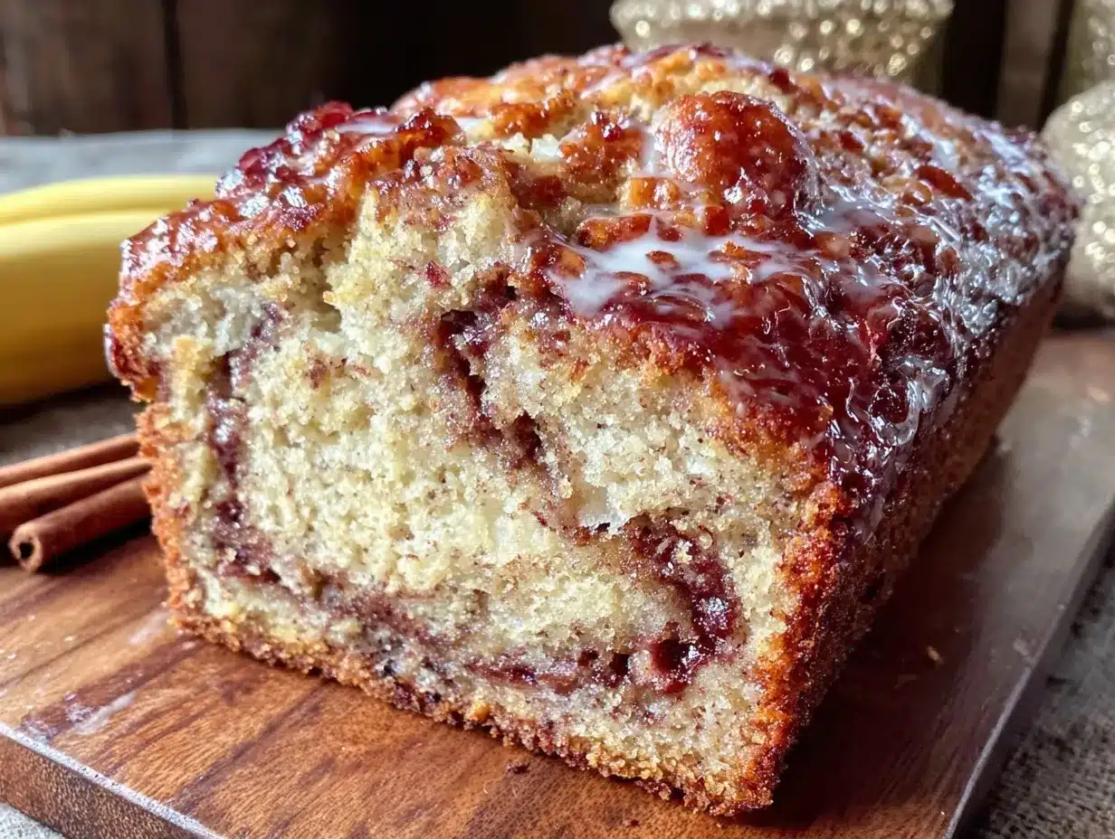 moist cinnamon swirl banana bread preparation steps