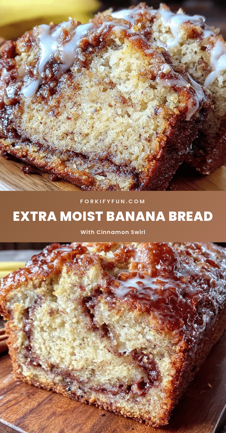 moist cinnamon swirl banana bread recipe