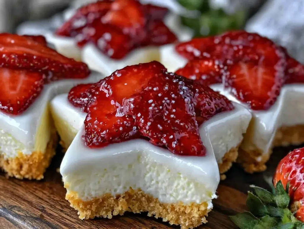 no bake strawberry cheesecake bites - featured image