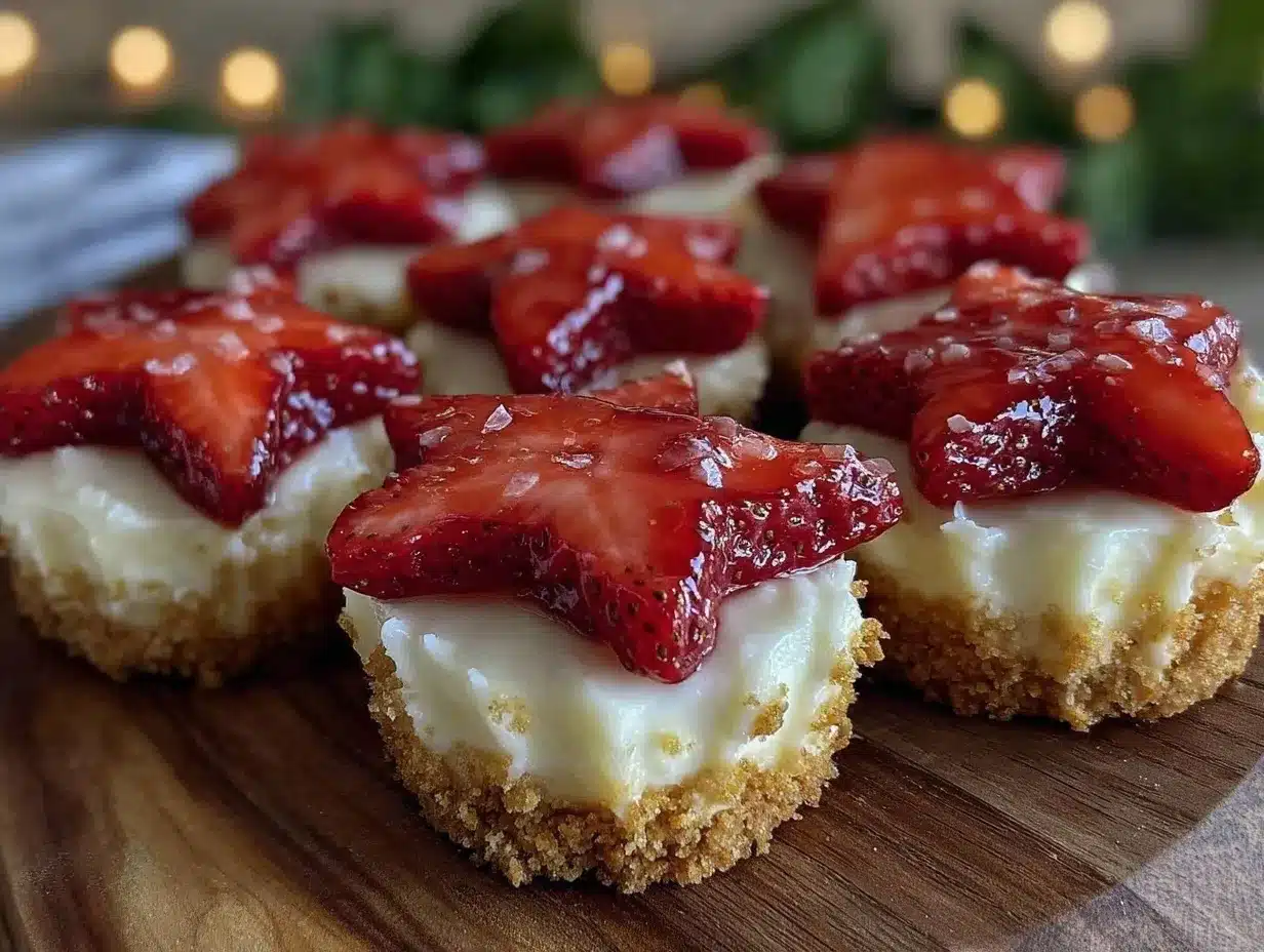 no bake strawberry cheesecake bites preparation steps