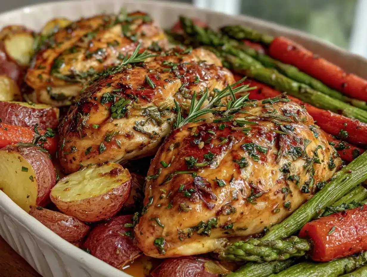one-pan crispy lemon herb chicken breast preparation steps