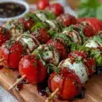 patriotic caprese skewers - featured image