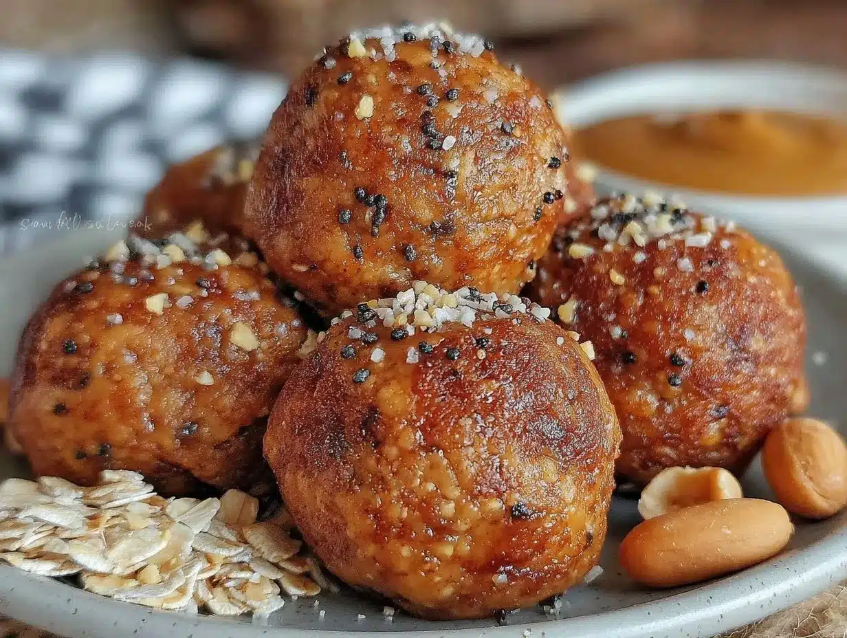 peanut butter protein energy balls preparation steps