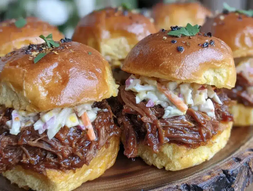 pulled pork sliders - featured image