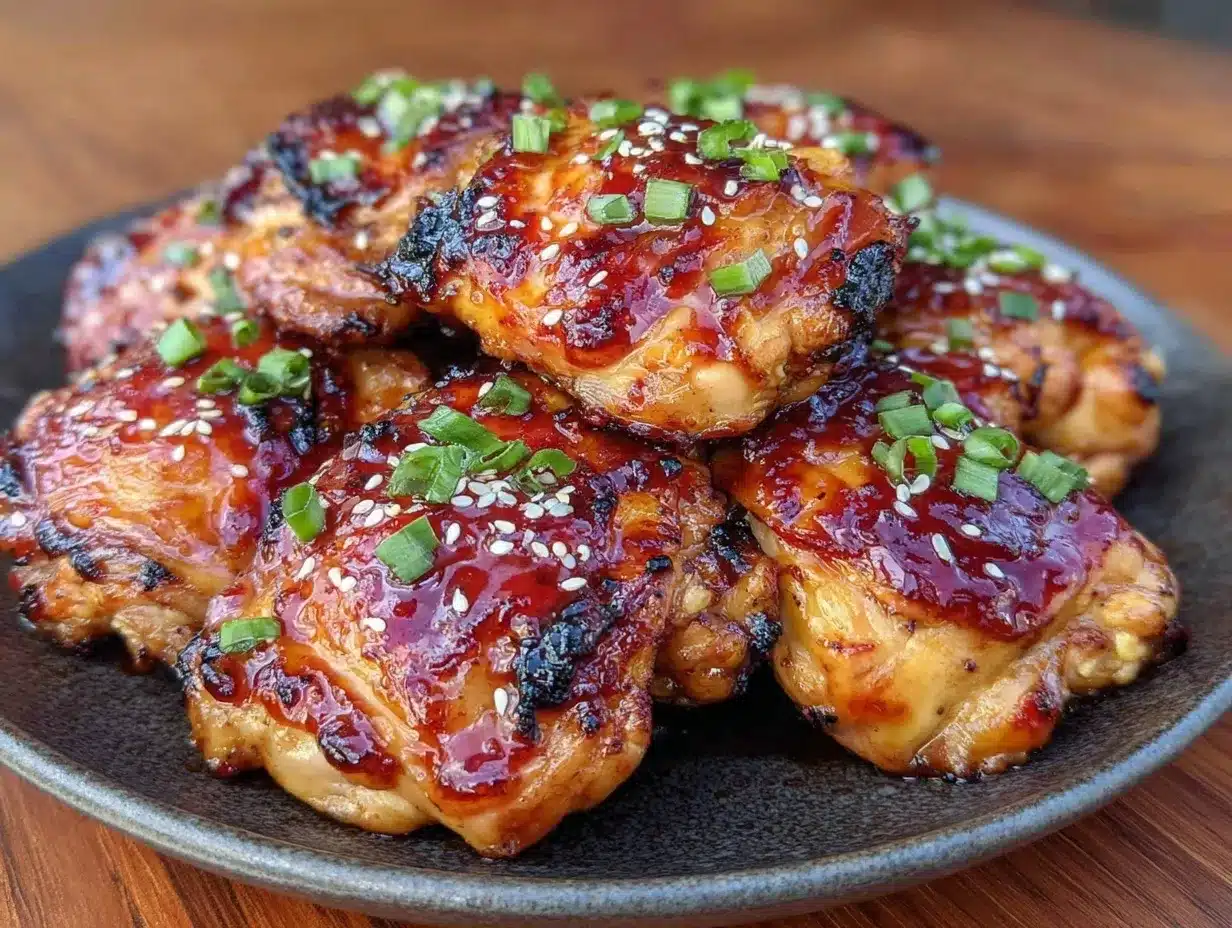 quick honey sriracha chicken thighs preparation steps
