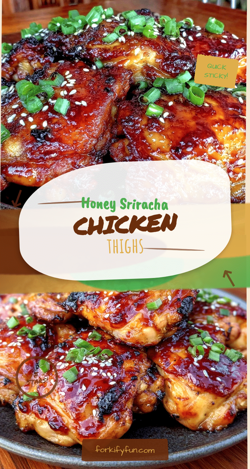 quick honey sriracha chicken thighs recipe