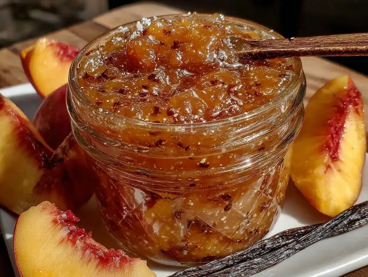 quick peach jam preparation steps