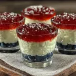 red white and blue jello shots - featured image