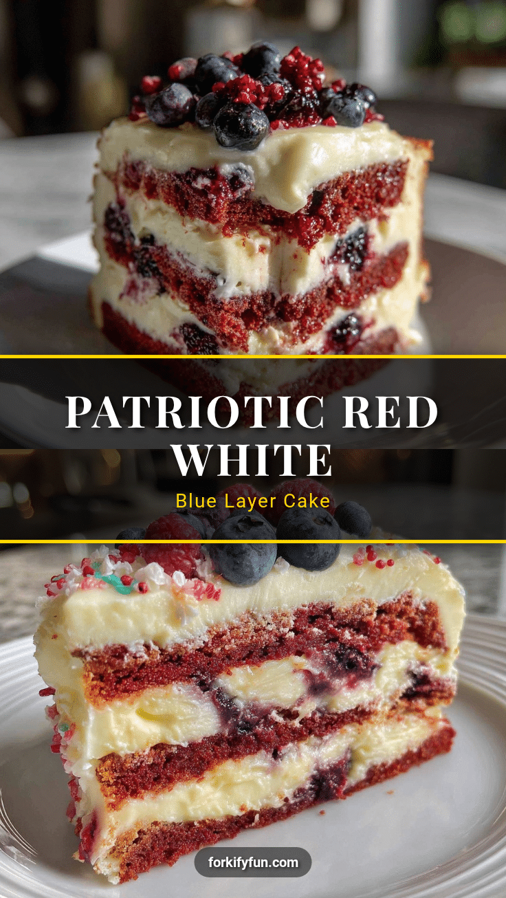 red white and blue layer cake recipe