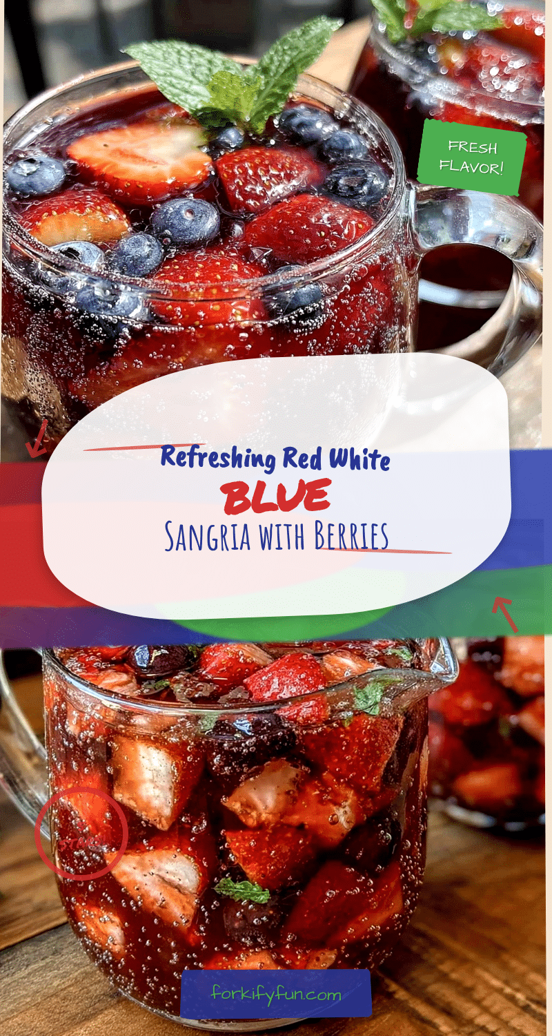 red white & blue sangria recipe