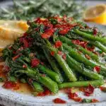 sautéed garlic scapes - featured image