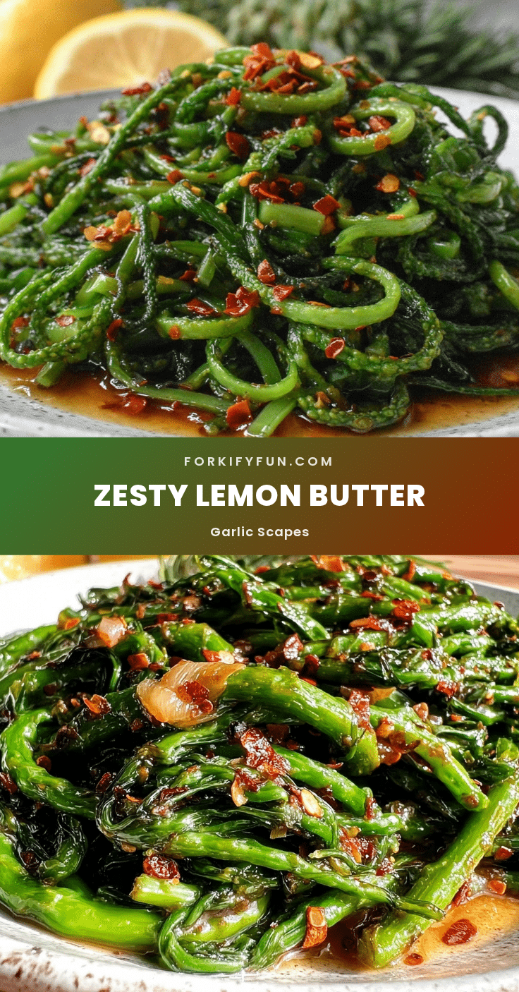 sautéed garlic scapes recipe