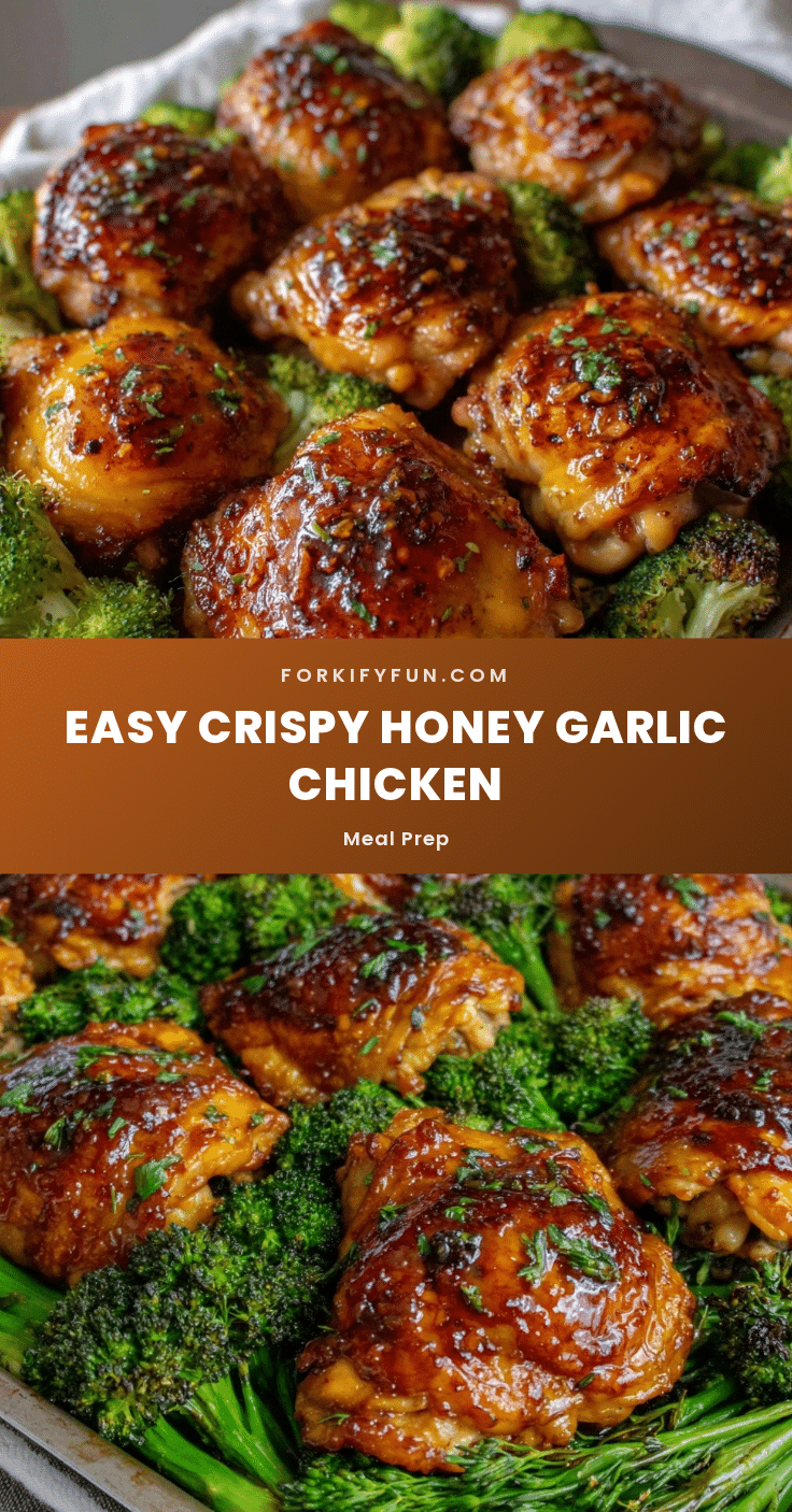 sheet pan honey garlic chicken recipe