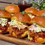 slow-cooker bbq pulled pork sliders - featured image