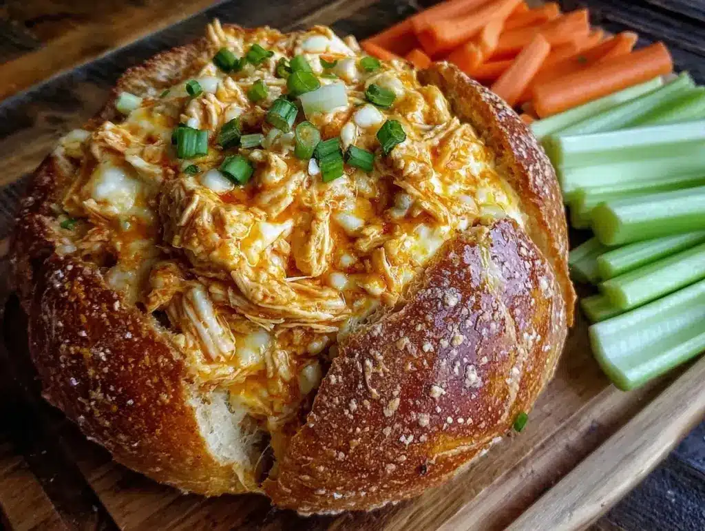slow cooker buffalo chicken dip - featured image