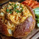 slow cooker buffalo chicken dip - featured image