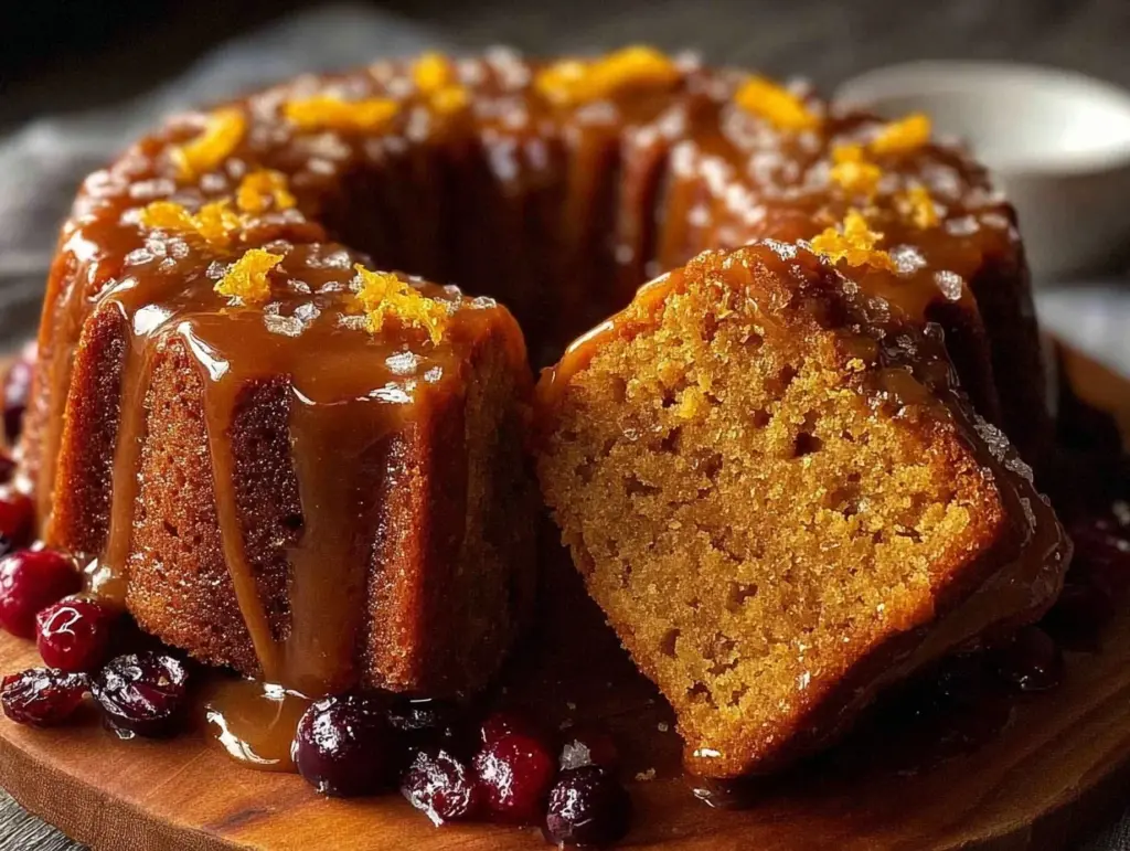 smoked bourbon old fashioned cake - featured image