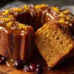 smoked bourbon old fashioned cake - featured image