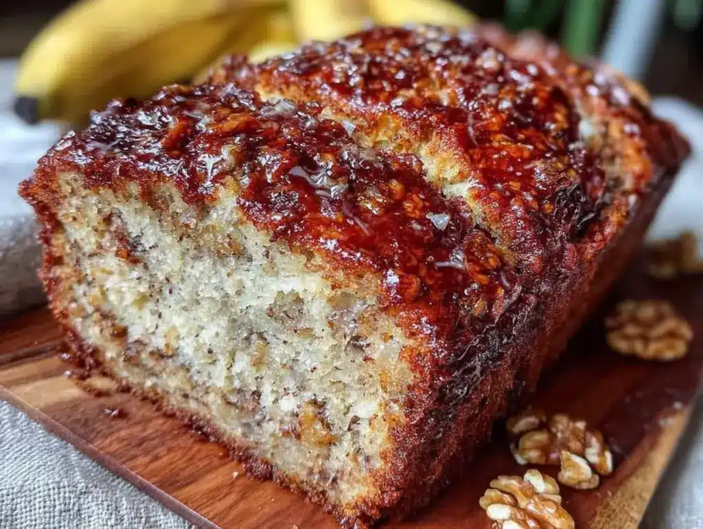 sourdough discard banana bread - featured image