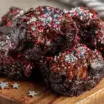 star-spangled brownie bites - featured image