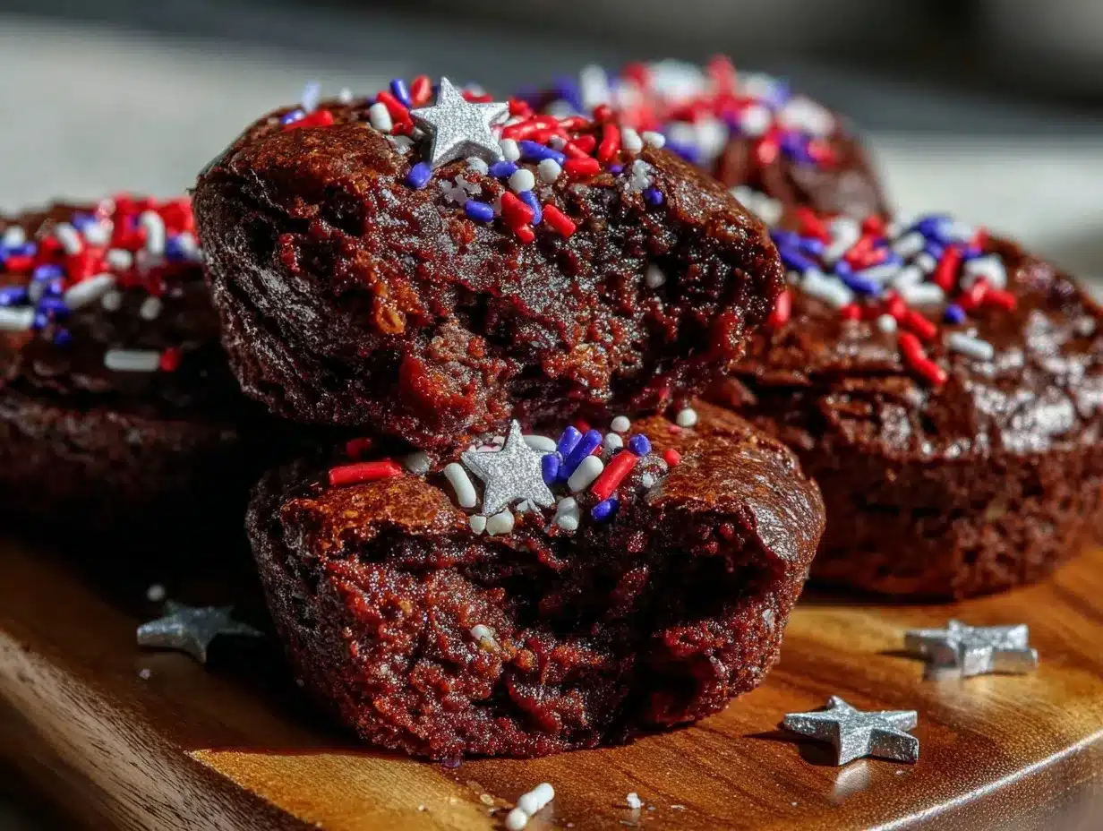 star-spangled brownie bites preparation steps