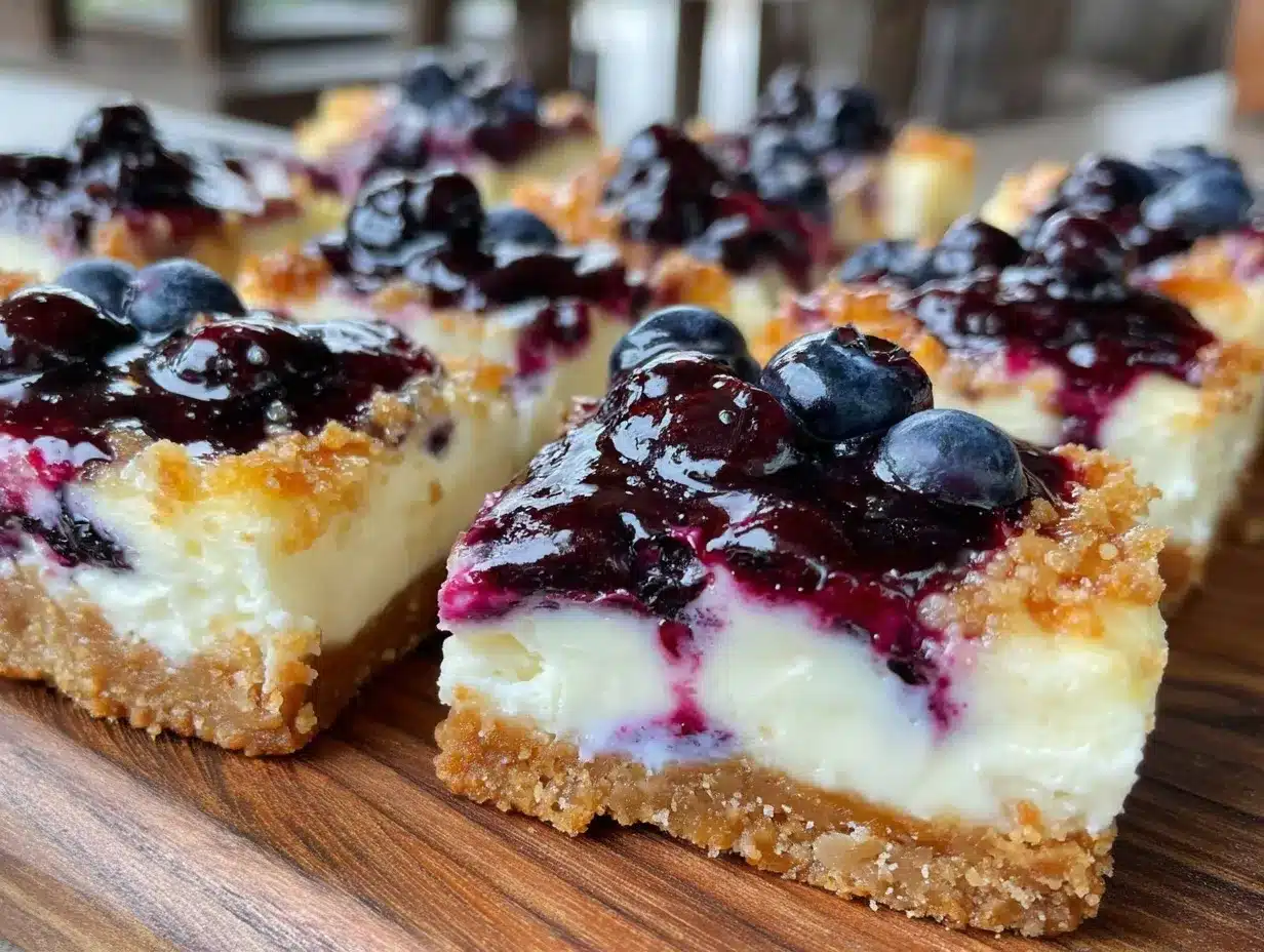 star-spangled cheesecake bars preparation steps