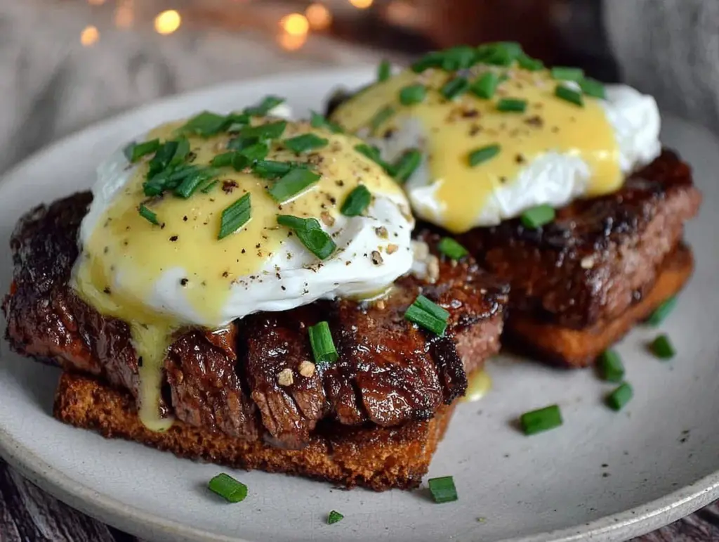 steak and eggs benedict - featured image