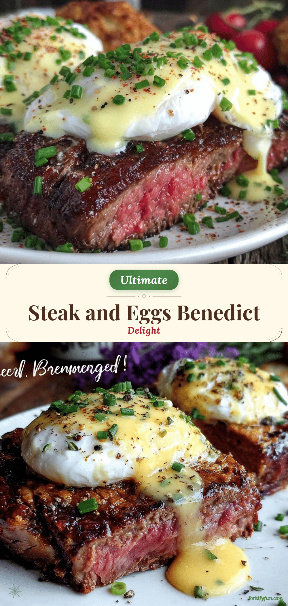 steak and eggs benedict recipe