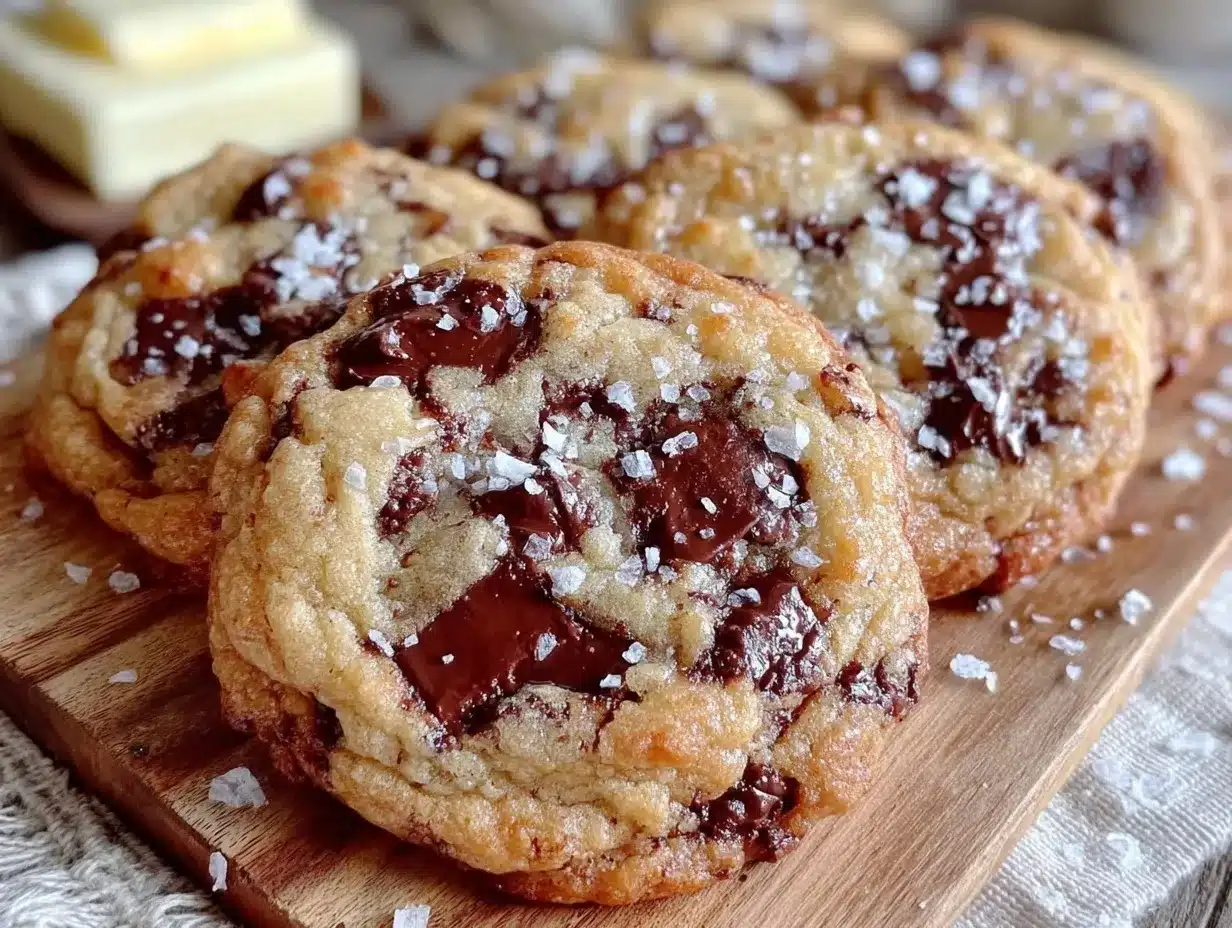 Ultimate Fudgy Brown Butter Chocolate Chip Cookies preparation steps