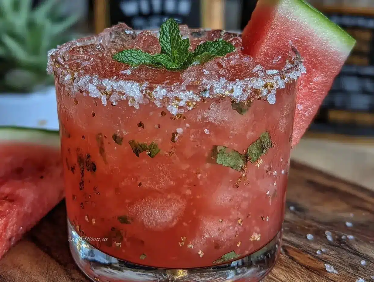 watermelon mint margarita preparation steps