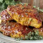 baked honey mustard chicken breasts - featured image